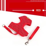 Rhinestone Mesh Cat Harness And Leash Set For Small Dogs & Cats