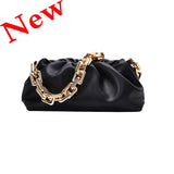 Cloud Soft Leather Hobos Clutch Bag
