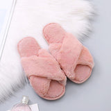 Faux Fur Home Slippers