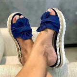 Summer Platform Bow Tie Sandals