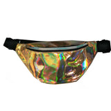 Holographic Waist Bag Pink Silver Fanny Pack