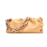 Cloud Soft Leather Hobos Clutch Bag