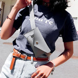 Leather Waist Evelope Femal Belt Bag