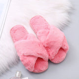 Faux Fur Home Slippers