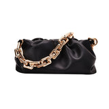 Cloud Soft Leather Hobos Clutch Bag