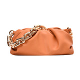 Cloud Soft Leather Hobos Clutch Bag