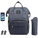 MOM's bag USB Waterproof Diaper Bag
