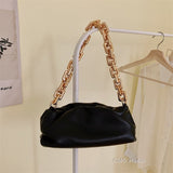 Cloud Soft Leather Hobos Clutch Bag
