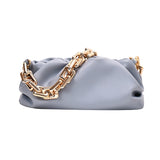 Cloud Soft Leather Hobos Clutch Bag