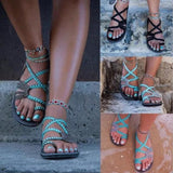 Boho Breathable Braided Sandals