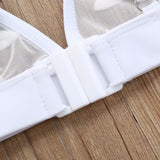Push up Bikini White or Black Padded Bra Floral Bikini Set