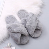 Faux Fur Home Slippers