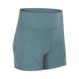 Two Pockect Anti-sweat Athletic Shorts High Waisted