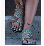 Boho Breathable Braided Sandals