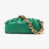 Cloud Soft Leather Hobos Clutch Bag