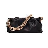 Cloud Soft Leather Hobos Clutch Bag