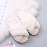 Faux Fur Home Slippers