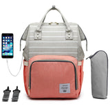 MOM's bag USB Waterproof Diaper Bag