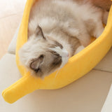 Banana Pet Bed House Cushion