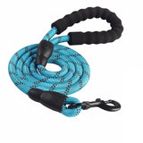 Large/Medium Dogs Reflective Rope Leash Walking Big Dog Collar Strength