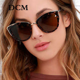 Cat Eye Round Frame Sunglasses