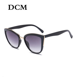 Cat Eye Round Frame Sunglasses