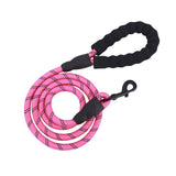 Large/Medium Dogs Reflective Rope Leash Walking Big Dog Collar Strength