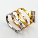 Cross Lovers Bangles Bracelets W/ Screwdriver