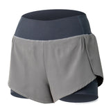 Gym Double Shorts Side Pocket Running Breathable Shorts