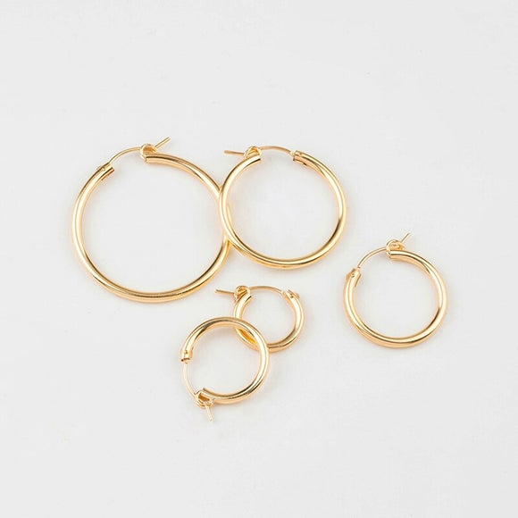 Gold Hoop Earrings