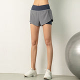 Gym Double Shorts Side Pocket Running Breathable Shorts