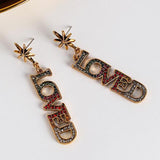 The "Loved" Earrings