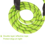 Large/Medium Dogs Reflective Rope Leash Walking Big Dog Collar Strength